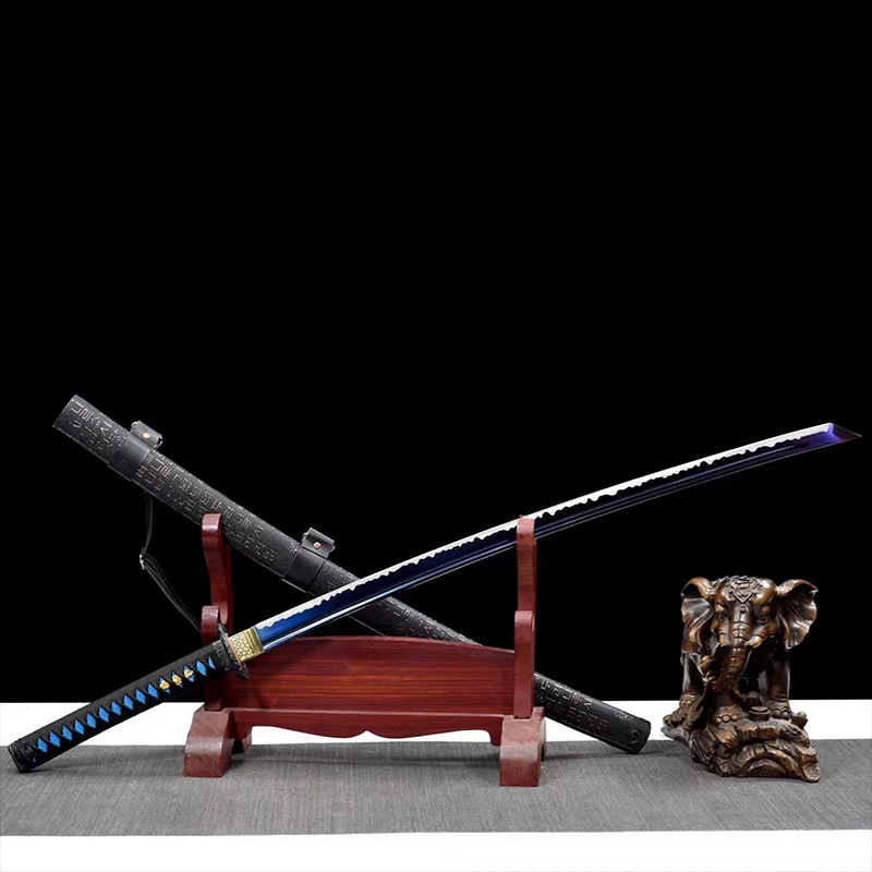 龙泉日式刀剑一体猛钢武士刀乔生日送礼车载户外防身冷兵器未开刃