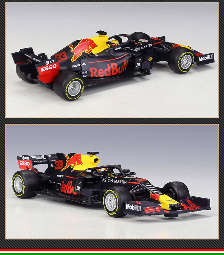 比美高1:43f1红牛rb15赛车仿真合金汽车模型成品带有机玻璃展示盒