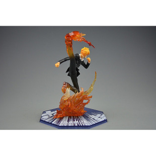 海贼 航海王 踢腿山治火焰腿 索隆战斗版 盒装手办 公仔摆件模型