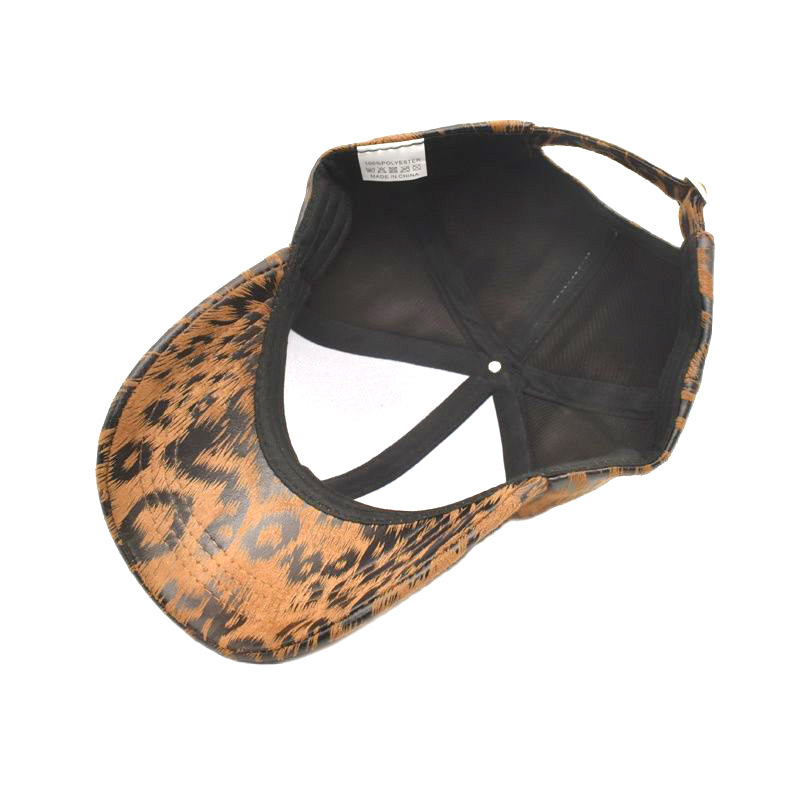 Amazon Women's New Suede Leopard Baseball Cap European and American Outdoor Street Men's Sports Fashion Curved Brim Peaked Cap