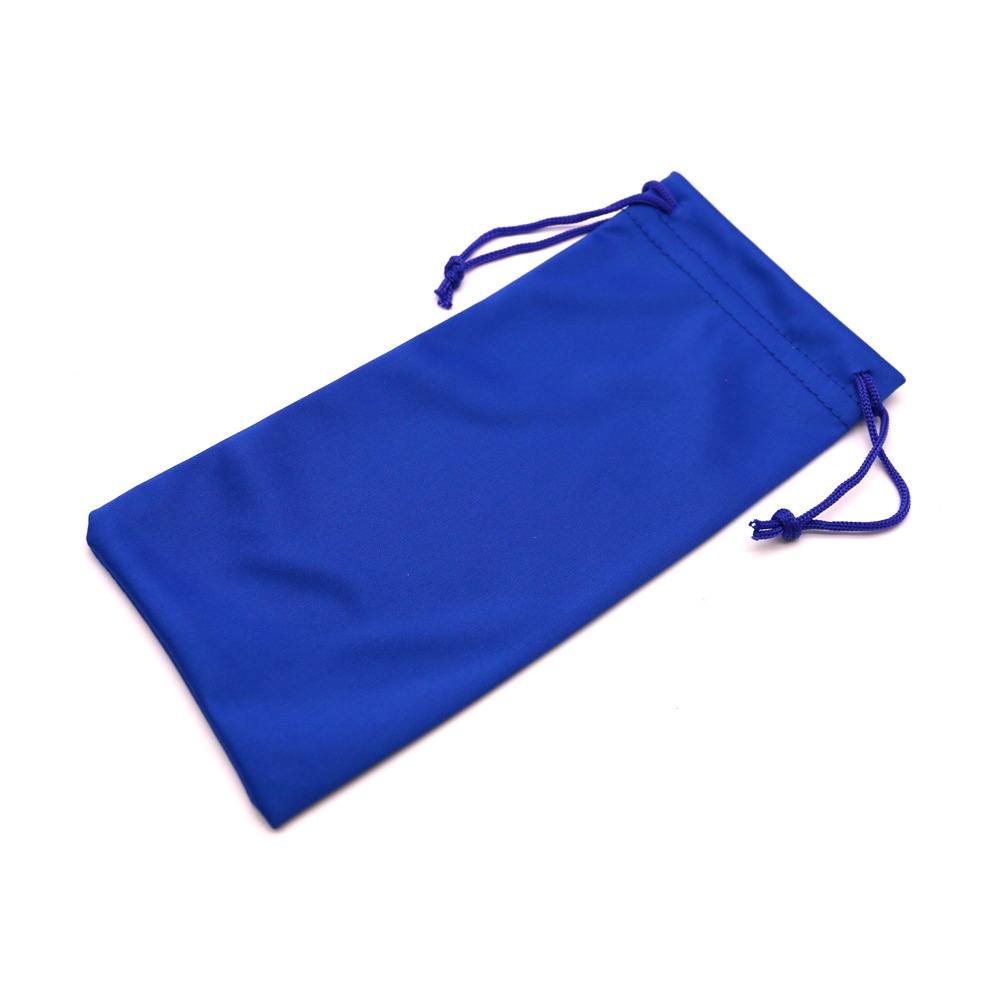 in Stock Wholesale New Microfiber Glasses Bag Solid Color Drawstring Bundle Cellphone Storage Bag Sun Glasses Cloth Pouch