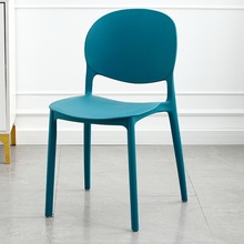 北欧现代简约塑料椅子家用靠背餐椅休闲学习椅凳子加厚餐厅椅