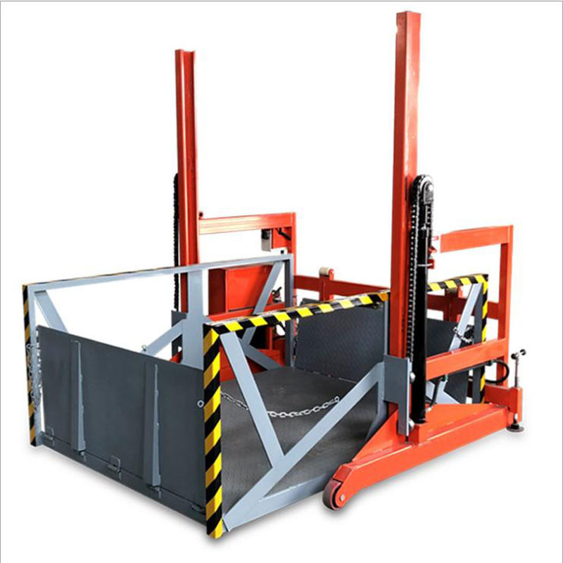 电动小型可移动式装车平台集装箱装卸搬运设备2吨3吨1吨卸货平台