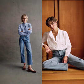 SE法式衬衣2025年春夏新款蕾丝花边拼接荷叶领泡泡袖纯棉法式衬衫