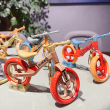新款创意拼装自行车玩具钥匙扣ABS自行车模型挂件包包挂饰小礼品
