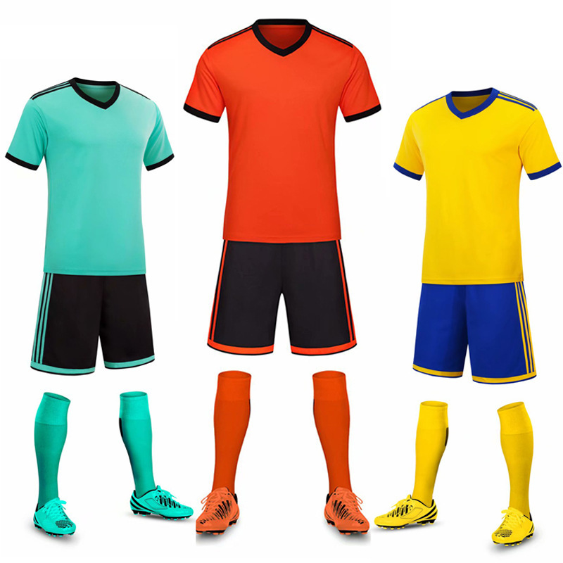 男足球服套装批发印制短袖儿童足球衣学生训练比赛队服运动足球球