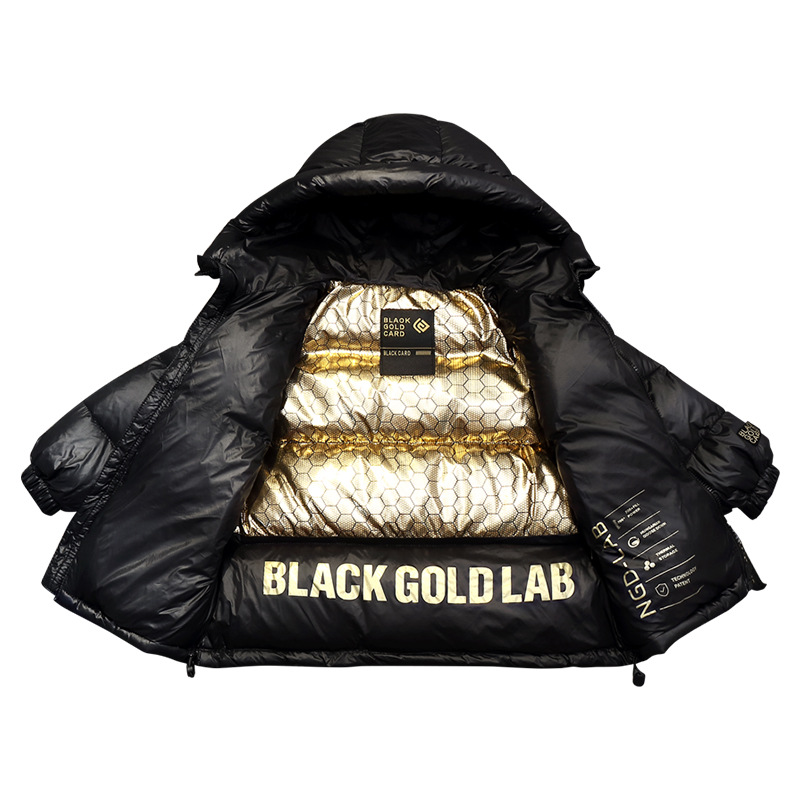 Genuine White Duck down 2023 Winter New Children's Clothing Black Gold down Jacket Boys and Girls Baby Child Thickened Coat