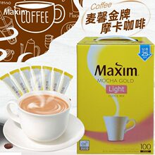 麦馨黄金摩卡醇香拿铁咖啡粉韩国Maxim咖啡100条*8盒整箱