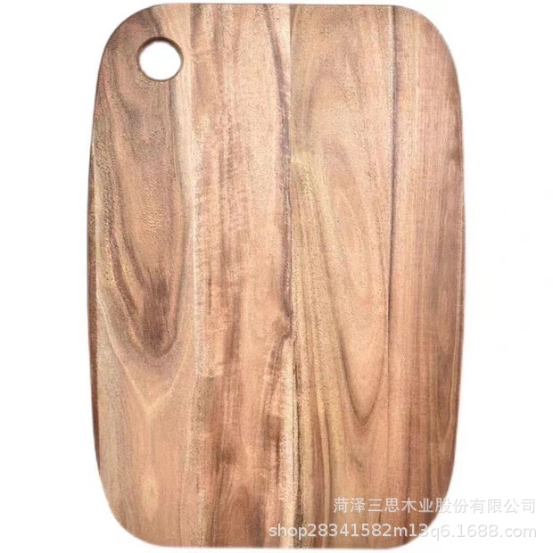 Acacia Mangium Wooden Chopping Board Mildew-Proof Household Double-Sided Chopping Board Solid Wood Kitchen Chopping Board Cutting Board Fruit Chopping Board