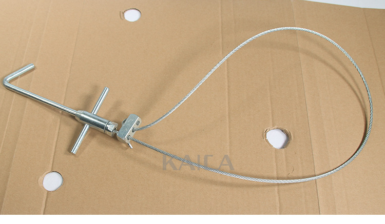 套猪器 钢丝绳套抓猪保定器套猪嘴打针兽用器械宠物定器 猪场设备