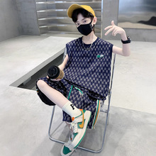 男童夏装无袖背心套装炸街篮球服2025新款中大儿童夏季男孩夏款潮