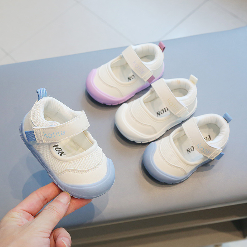 Baby Net Shoes Breathable Toddler Shoes Baby and Infant Shoes Spring and Autumn New Soft Bottom Casual Shoes Girls' Shoes Generation