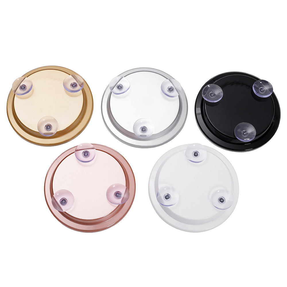 化妆镜放大镜15cm3倍5倍7倍10倍20倍30倍放大镜便携免钉三吸浴室