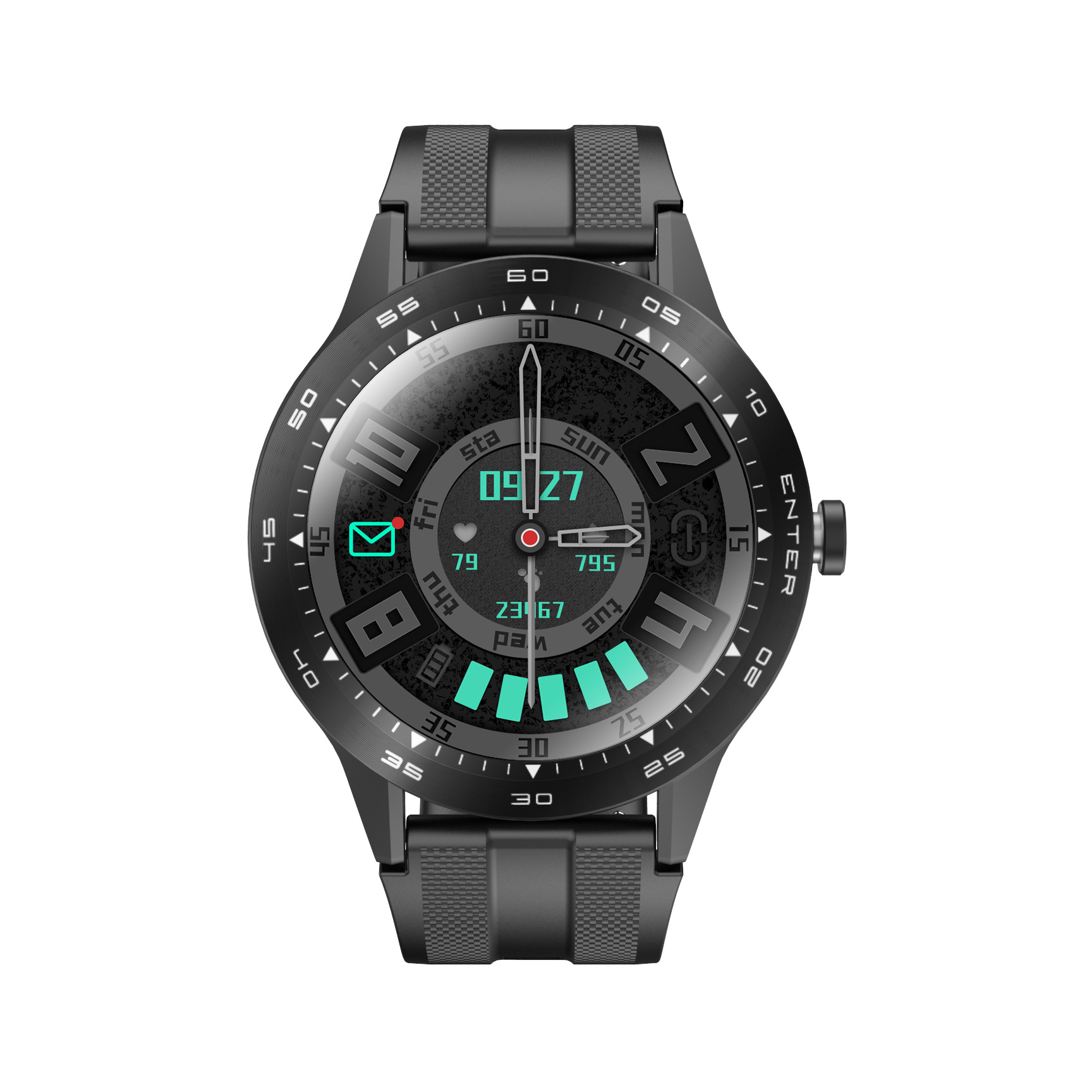 iwown埃微智能高清大屏户外运动多功能手表健康心率血压血氧监测