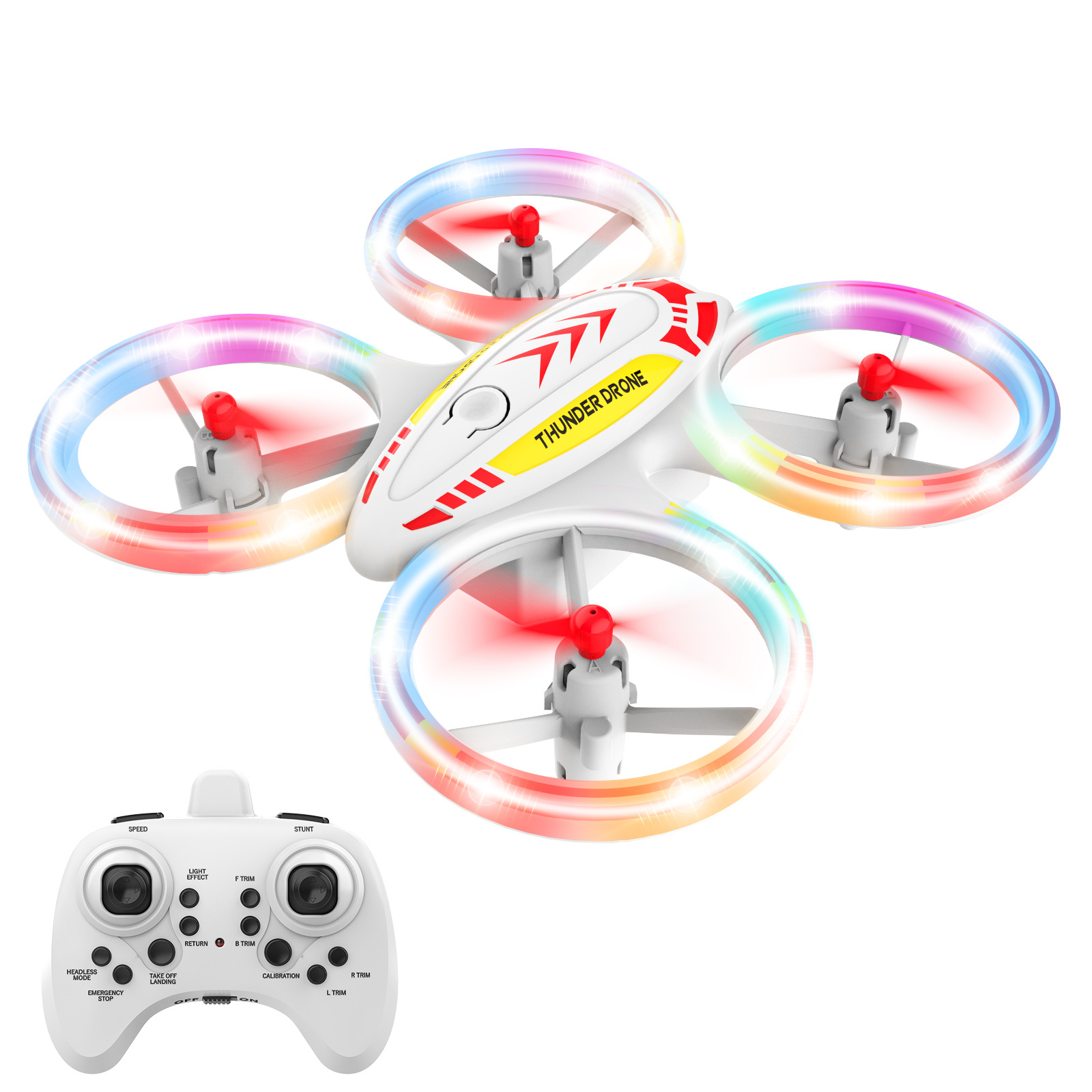 跨境玩具展美国超市同款儿童遥控mini无人机灯光drone小型飞行器_梦源