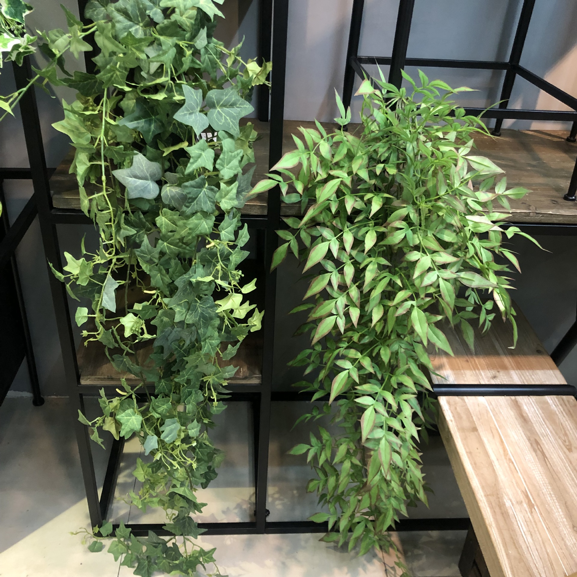 仿真常春藤绿植藤蔓大把束挂藤南天竹叶植物墙藤条垂