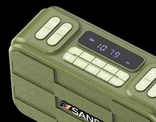 山水F29蓝牙插卡音箱支 持TF U盘播放FM收音可拆卸电池一键录音