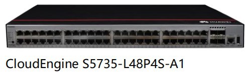 华为s5735-l48p4s-a1 48个千兆poe供电电口高端智能以太网交换机