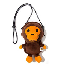 潮牌BABY MILO MOBILE PHONE BAG猴子儿童斜跨包包手机迷你单肩包