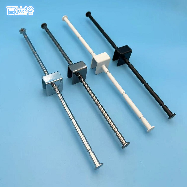 百达裕 商超货架挂衣杆卡15x30方管双边内衣杆服装展示衣架aa支架