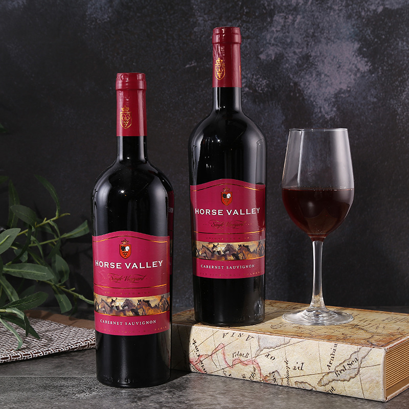 保加利亚750ml进口原瓶红酒批发 野马谷商务红葡萄酒宴会送礼红酒