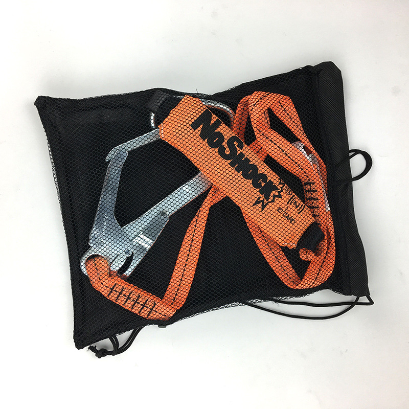 代尔塔504210减震绳y型双钩带缓冲包安全带建筑高空作业防坠落绳