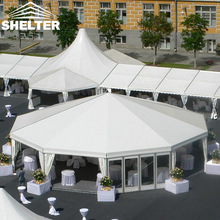 赛尔特篷房工厂定制多边形广告篷房户外遮阳棚房会展活动展览帐篷