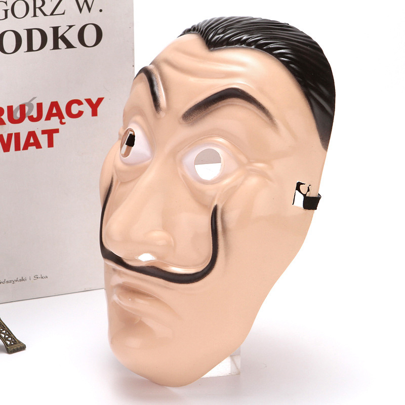 纸钞屋la casa de papel纸牌屋达利面具cosplay周边道具 现货直销