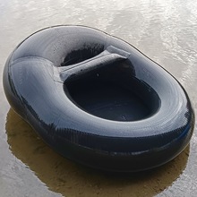 加厚丁基胶下网船便携折叠橡皮轮胎船自制新品单人耐用充气内胎船