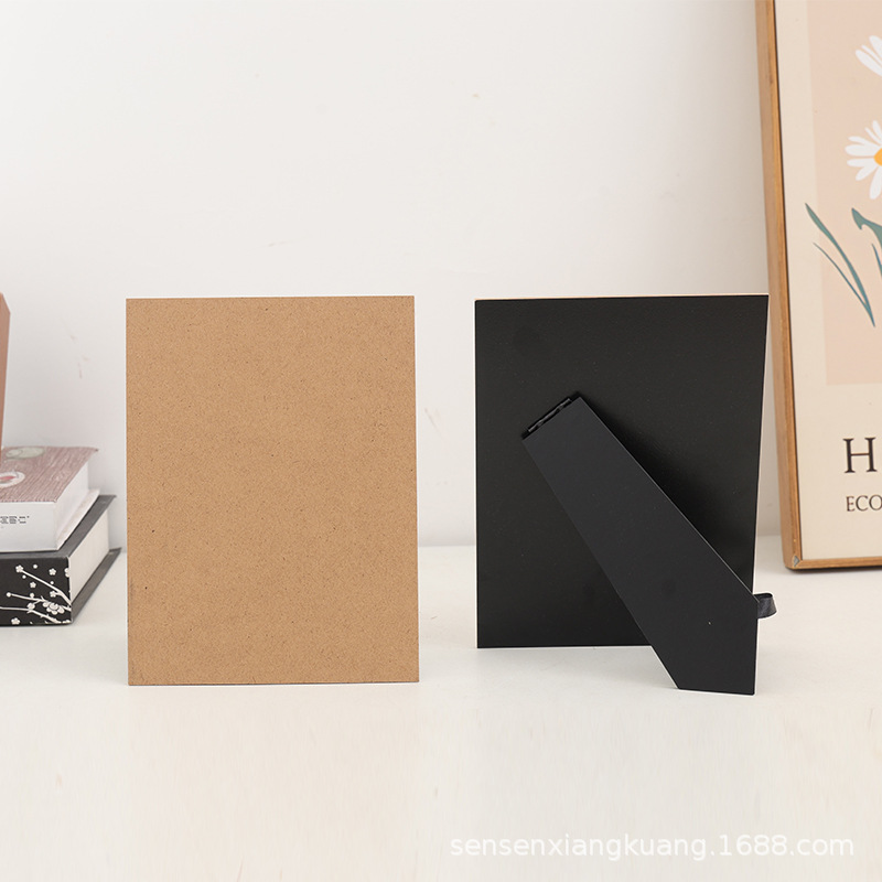 现货相框摆台画框尺寸背板支架加配饰支架背板任意尺寸贴黑相框