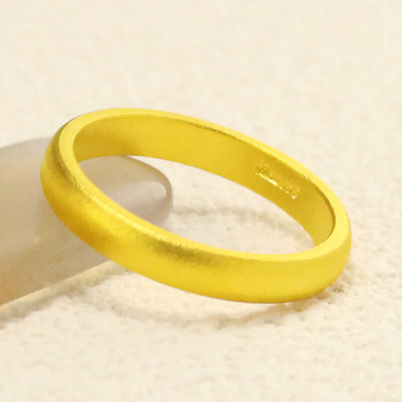 老凤凰黄金戒指男女足金999新款古法实心泥鳅背复古光面情侣款对