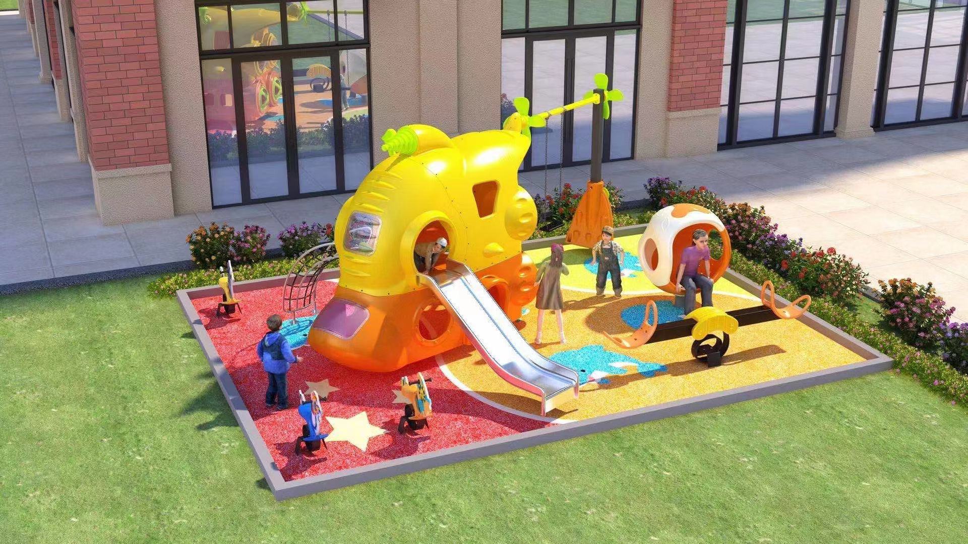 拓展户外儿童转椅公园小区游乐设施碗型转盘幼儿园商场游戏玩具