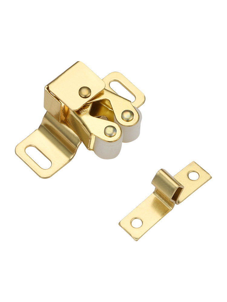 家具衣柜橱门吸配件五金件碰珠卡扣老式夹小强力磁铁按压开关反锁