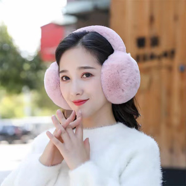 Winter Men and Women Warm-Keeping Earmuffs Ear Warmer Foldable Ear Covers Oversized Plush Earmuffs Students Antifreeze Earmuff