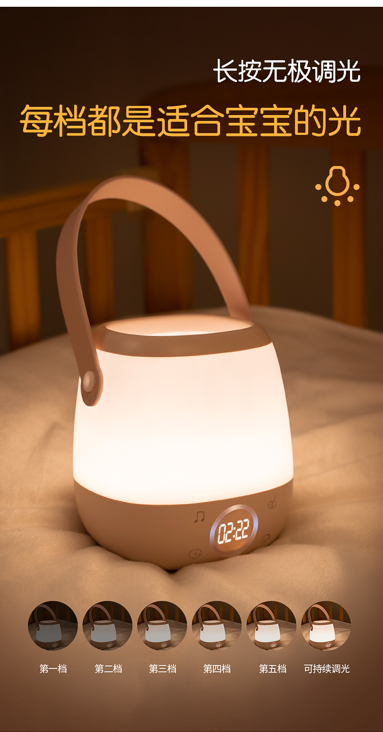 小夜灯卧室床头充电月子新生婴儿喂奶护眼睡眠夜光可移动睡觉台灯