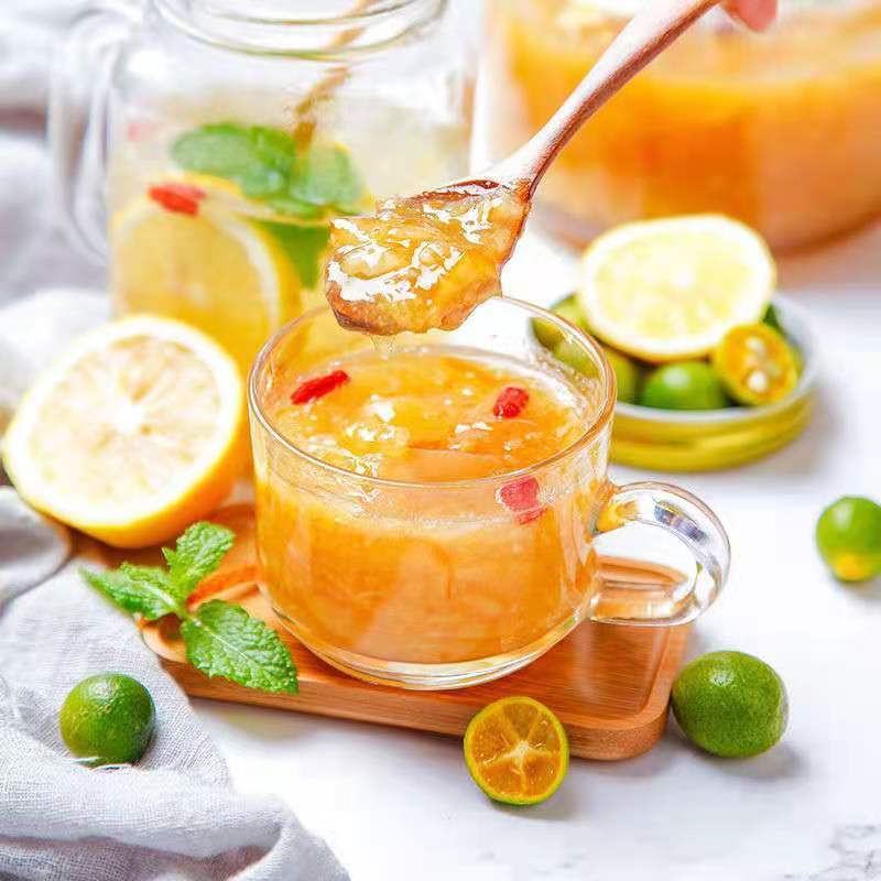 果酱茶蜂蜜柚子水果茶柠檬芒果百香果夏季相约冲调水果饮品