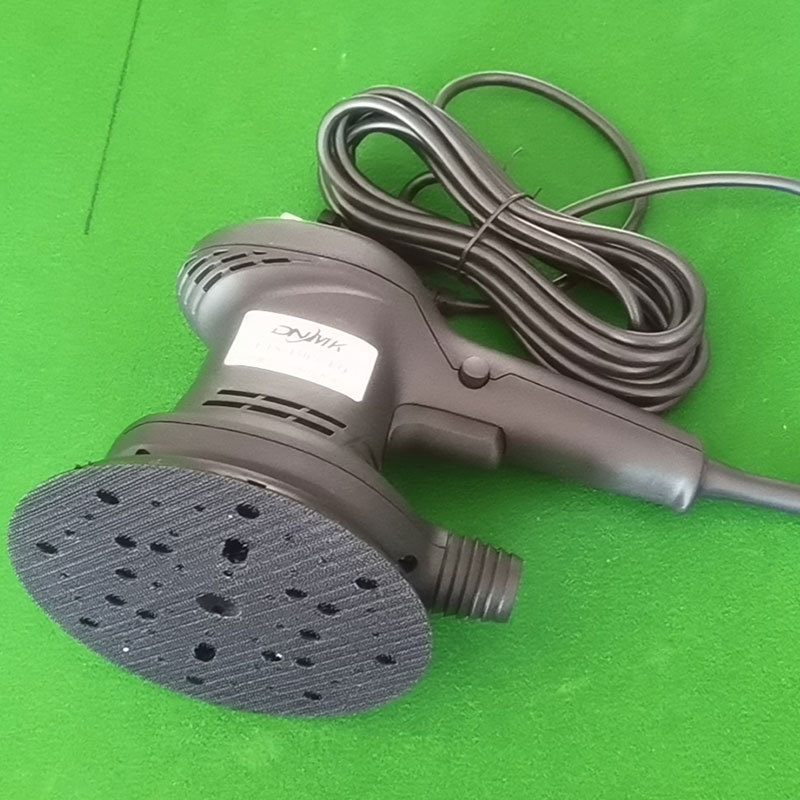 6寸电动砂纸机干磨机 汽车钣金原子灰腻子打磨机圆形集尘磨灰机