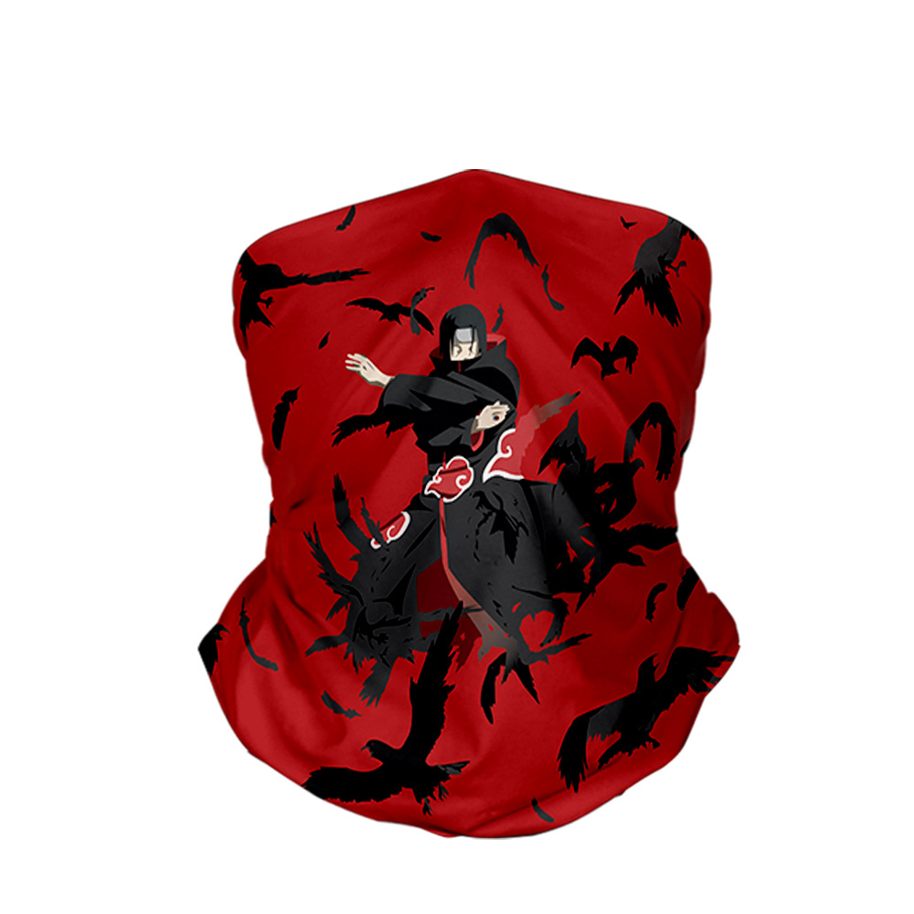 厂家直销新品 日漫忍者naruto 3d彩印多功能男女魔术头巾面巾