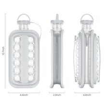 制冰壶可携带折叠制冰球水壶二合一冻冰球模具带盖速冻器冰格