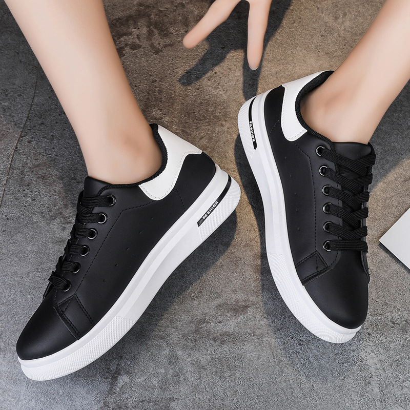 Platform White Shoes Women's Summer New Fashion White Student Shoes Sneakers Casual Shoes Cross-Border Foreign Trade