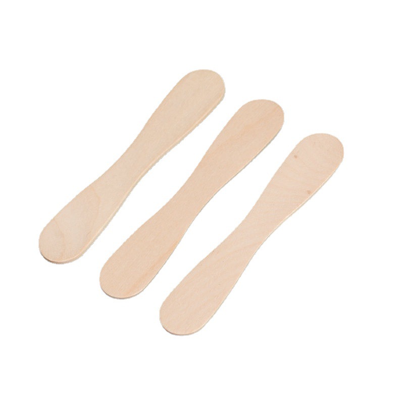 94mm Ice-Cream Spoon Disposable Wooden Ice Spoon Ice-Cream Spoon Ice Cream Coffee Spoon Dessert Spoon Wholesale
