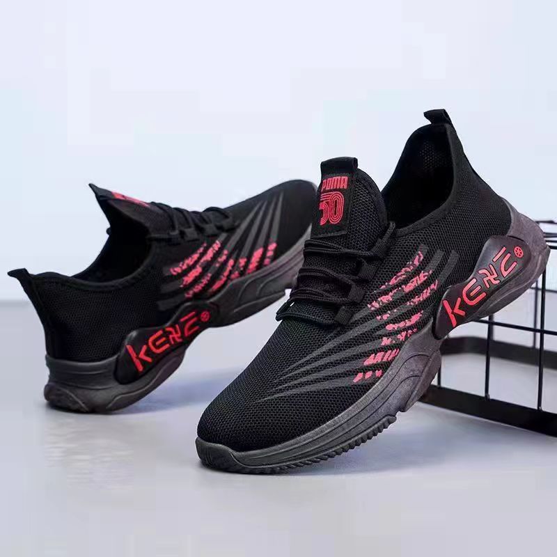 2022 √ New Old Beijing Male Sports Shoes Fashion Trend Student Korean Breathable Comfortable Running Shoes