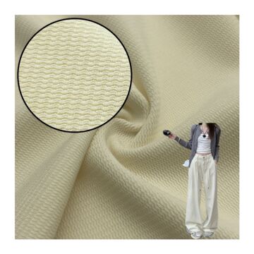 纯色平纹双面织物96%t 4%sp氨纶柔软针织服装面料