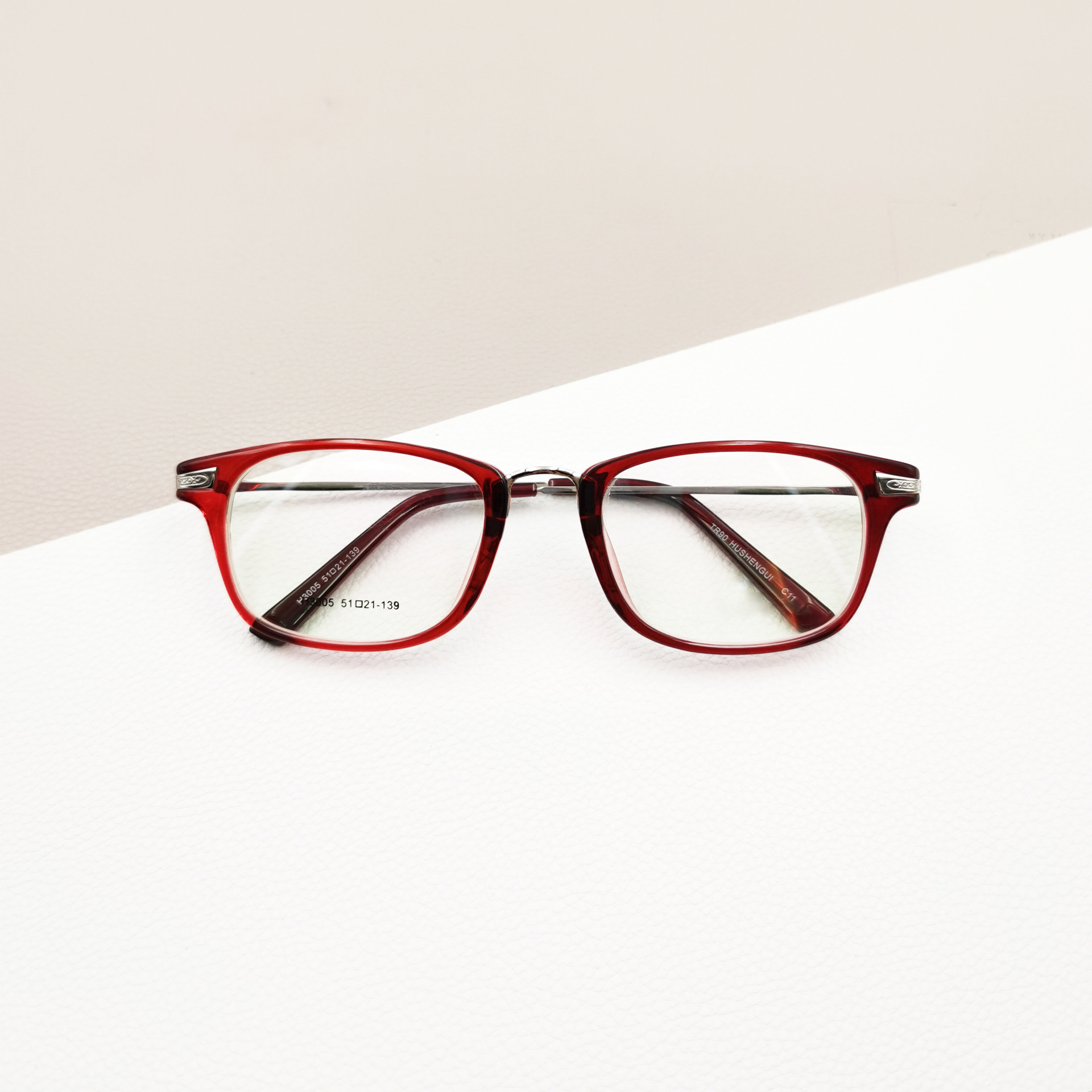 新款tr眼镜框女男士复古多边形眼镜架宽边眼镜 可配高度数3005