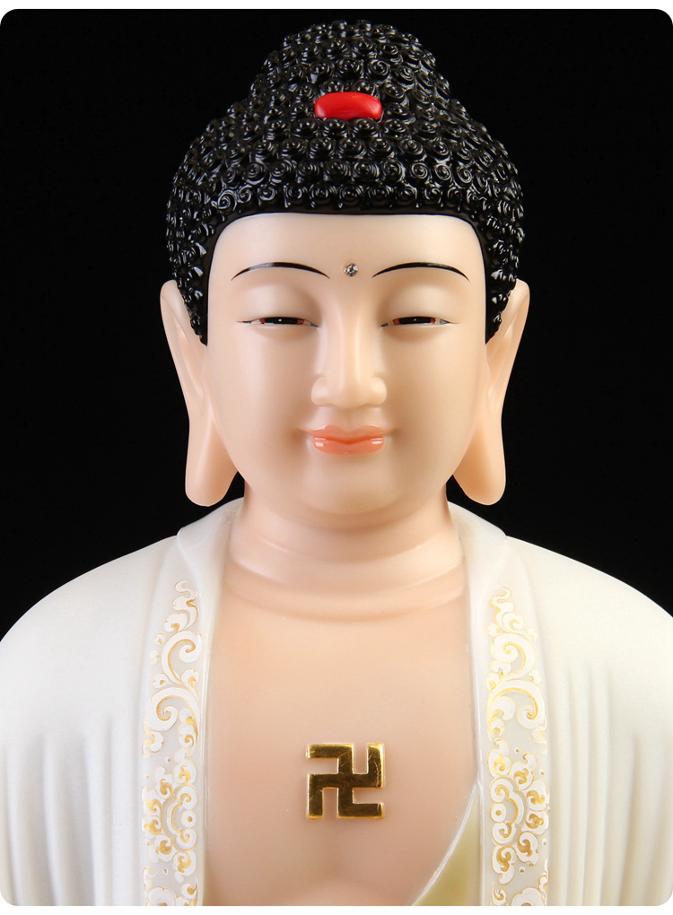 汉白玉释迦牟尼佛大日如来佛祖摩尼阿弥陀佛药师佛像居家供奉家用