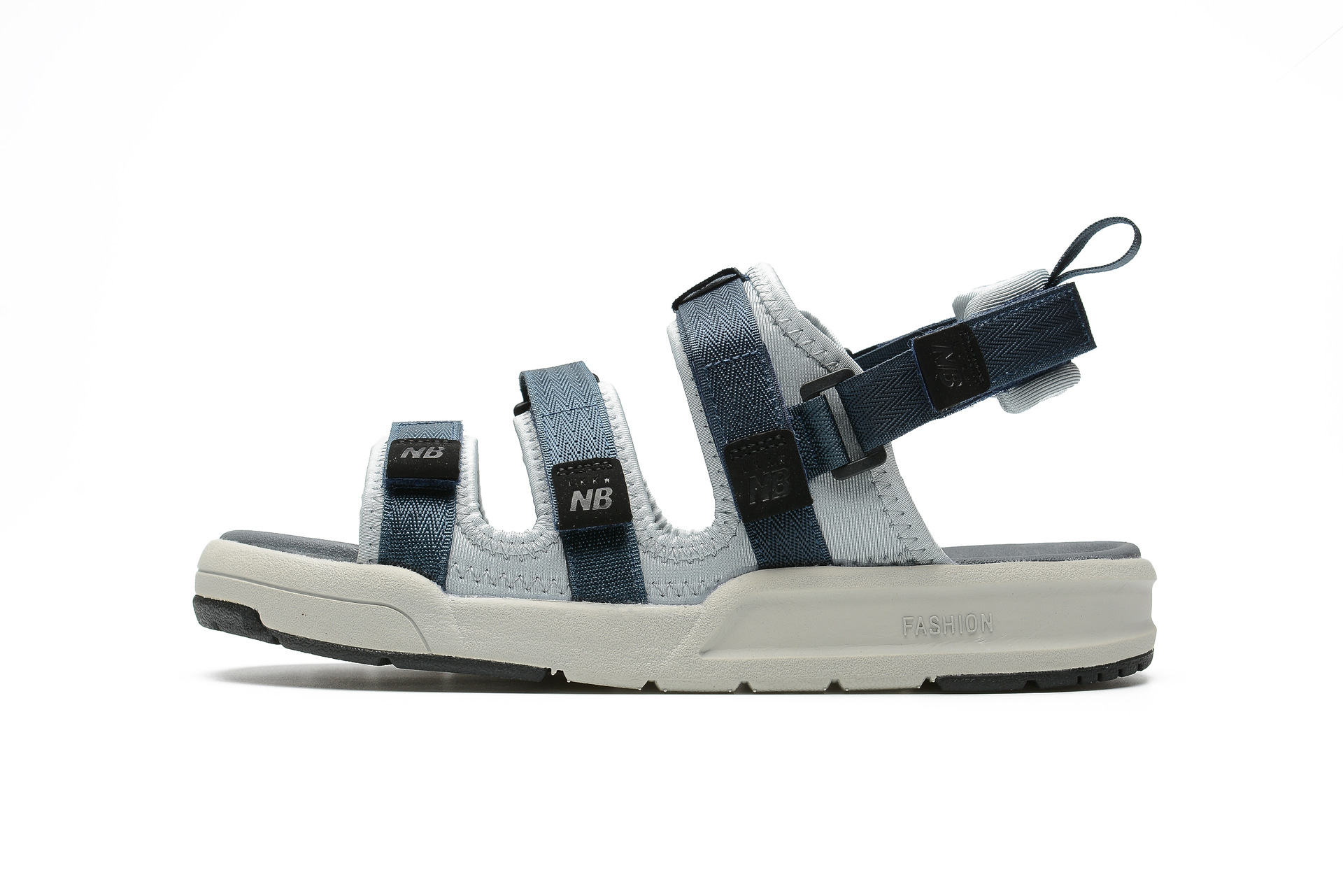 正品豪新百伦斯凯nb凉鞋男士运动沙滩鞋2022新款魔术贴百搭拖鞋女