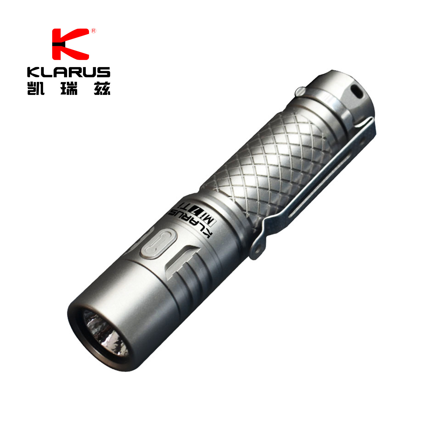 凯瑞兹mi7 ti钛合金小手电强光迷你户外超亮防水袖珍便携小手电筒