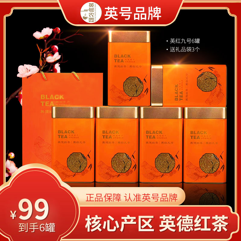 英号品牌【高档英红九号拍一发6】广东英德红茶品质保障 精选产品