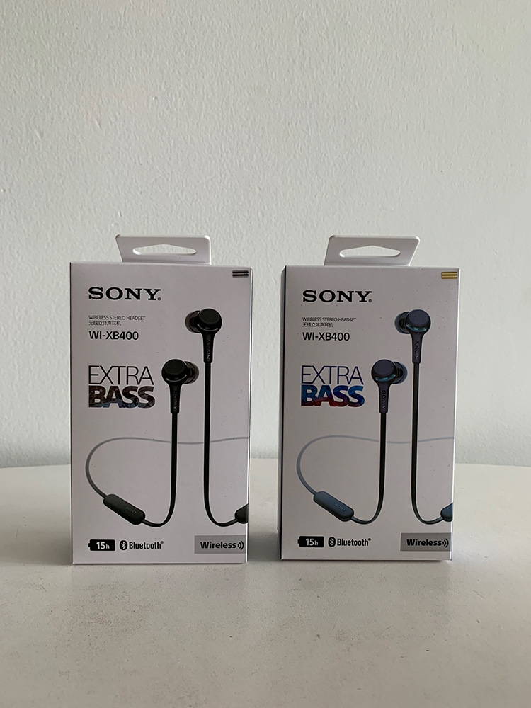 适用 索尼 wi-xb400 无线蓝牙耳机重低音颈挂入耳式双耳运动磁吸