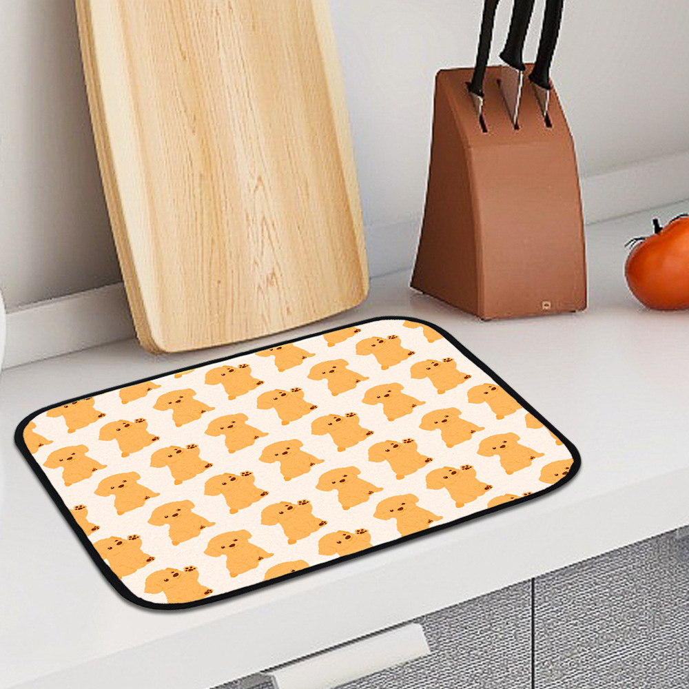 厨房多功能干燥垫沥水垫防滑餐垫台面垫果蔬碗碟吧台干燥垫隔热垫